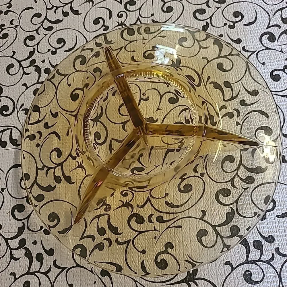 Vintage 3 Section Serving Bowl